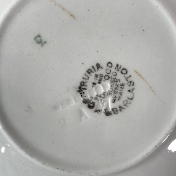 Wedgwood Etruria Embossed Queens Ware Pink on White Tea Cup Saucer Set England - Picture 2 of 16